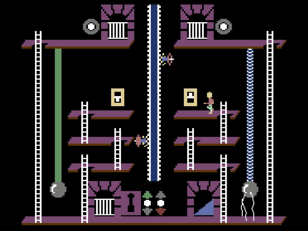 Gameplay of The Castles of Doctor Creep for Commodore 64